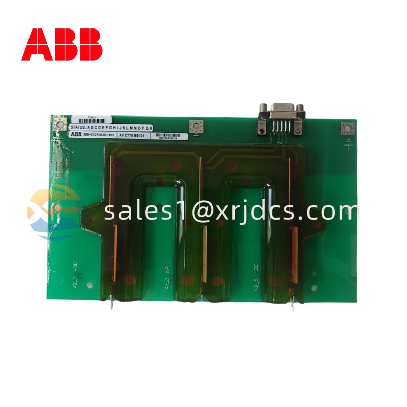 ABB XVC770BE101 (3BHE021083R0101) – High-Precision Control & Monitoring Module0